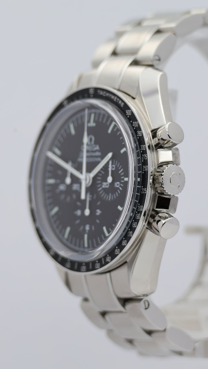 Omega Speedmaster Moonwatch 42 Handaufzug 31130423001006 Box + og. Papiere