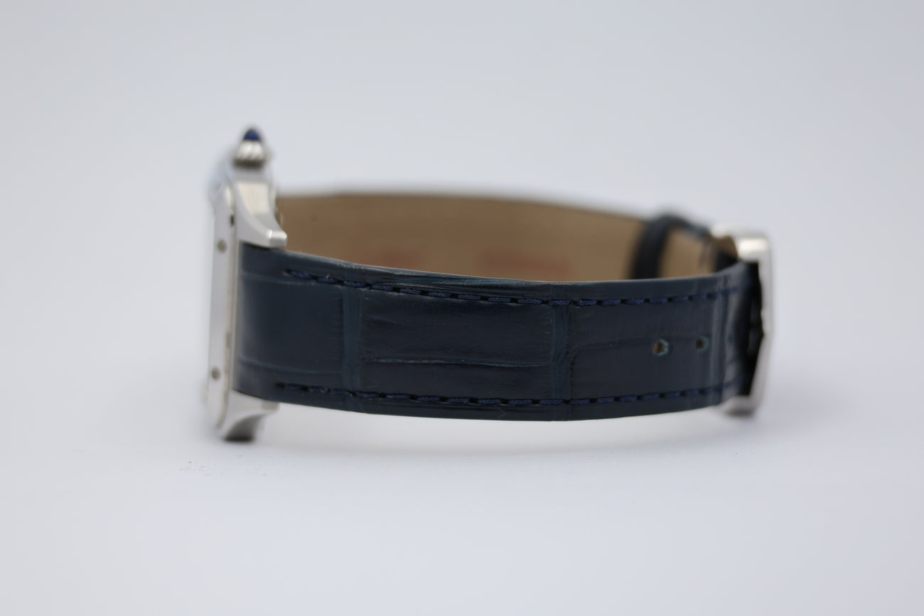 Cartier Santos Dumont Quarz Herrenuhr WSSA0023 - Detailansicht 3