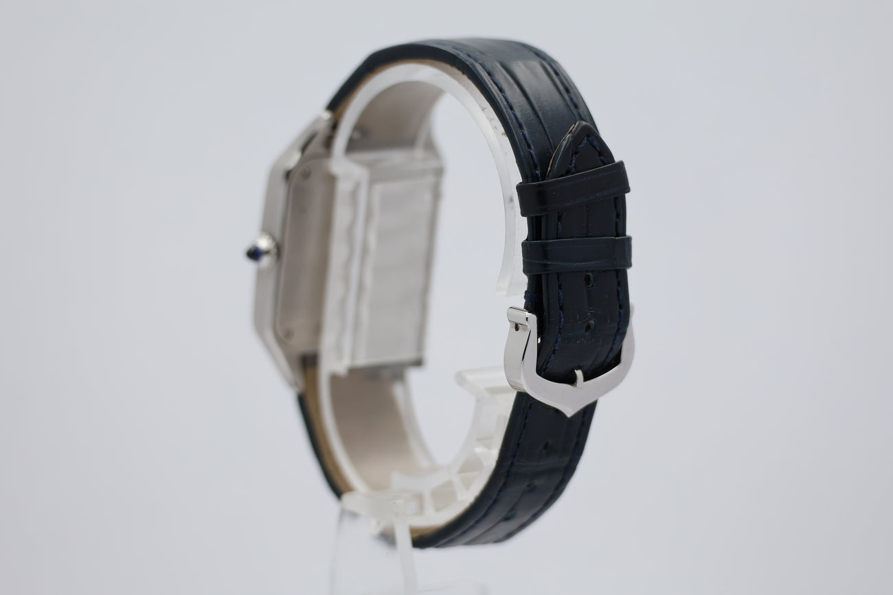 Cartier Santos Dumont Quarz Herrenuhr WSSA0023 - Detailansicht 2