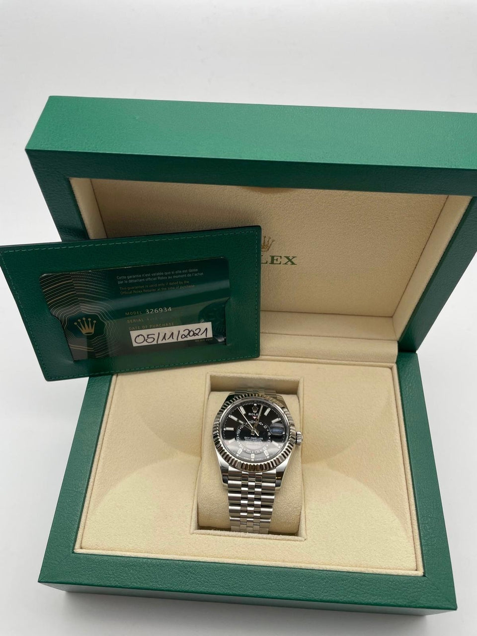 Rolex Sky-Dweller Jubilee 42mm Automatik 326934 - Papiere und oder Lieferumfang