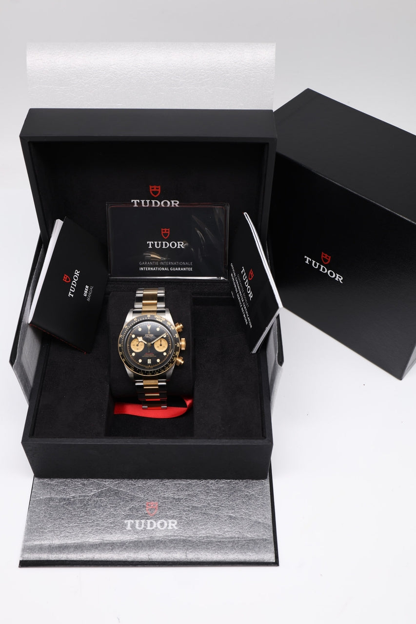 Tudor Black Bay Chrono Gold/Stahl 41mm Automatik 79363 - Papiere und oder Lieferumfang