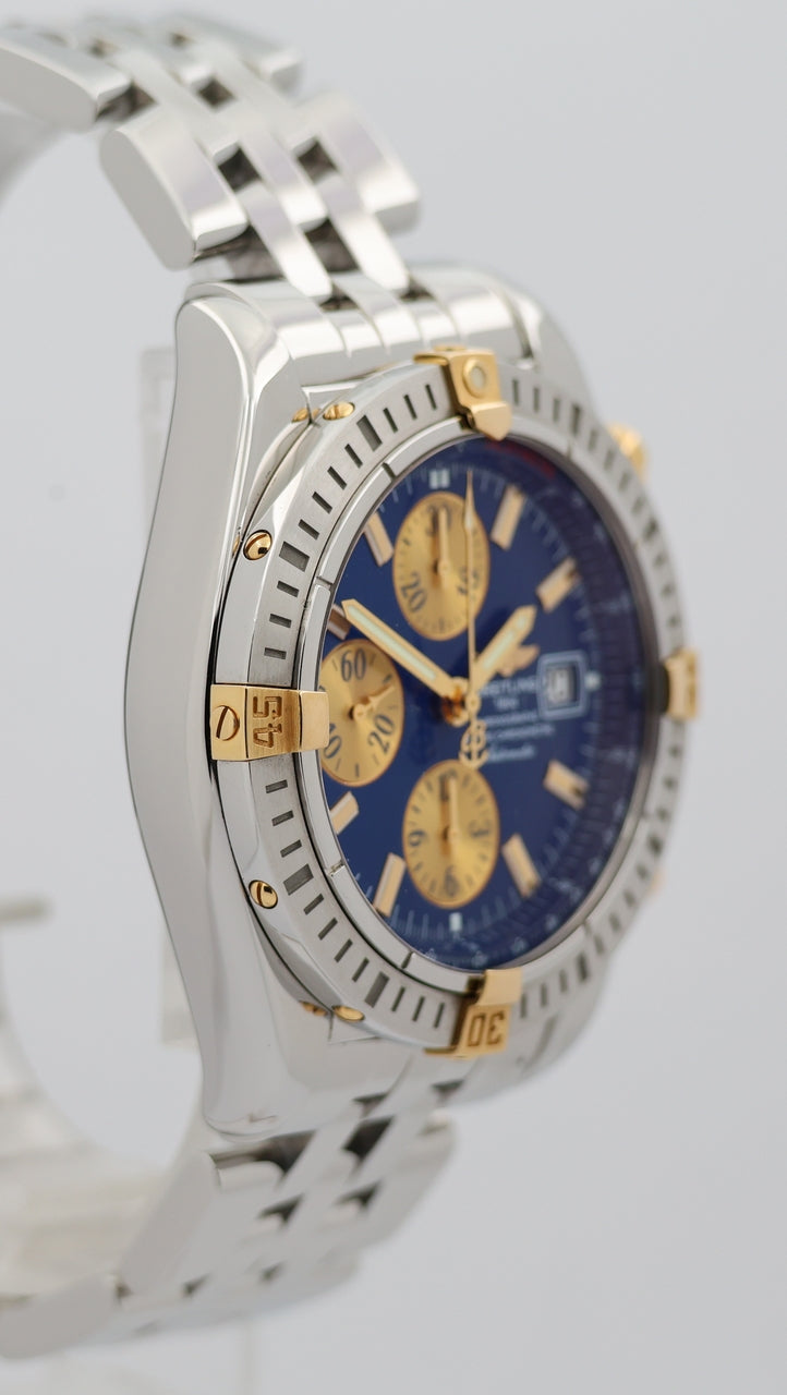 Breitling Chronomat Evolution 44 Automatik Herrenuhr Blau B13356 - Detailansicht 8