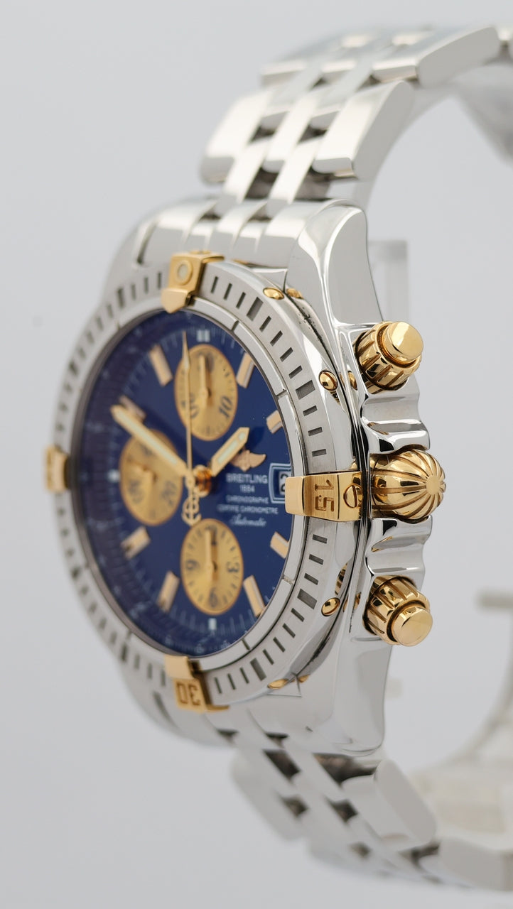 Breitling Chronomat Evolution 44 Automatik Herrenuhr Blau B13356 - Detailansicht 7