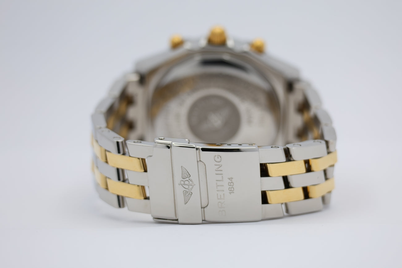 Breitling Chronomat Stahl/Gold Automatik Blau B13352