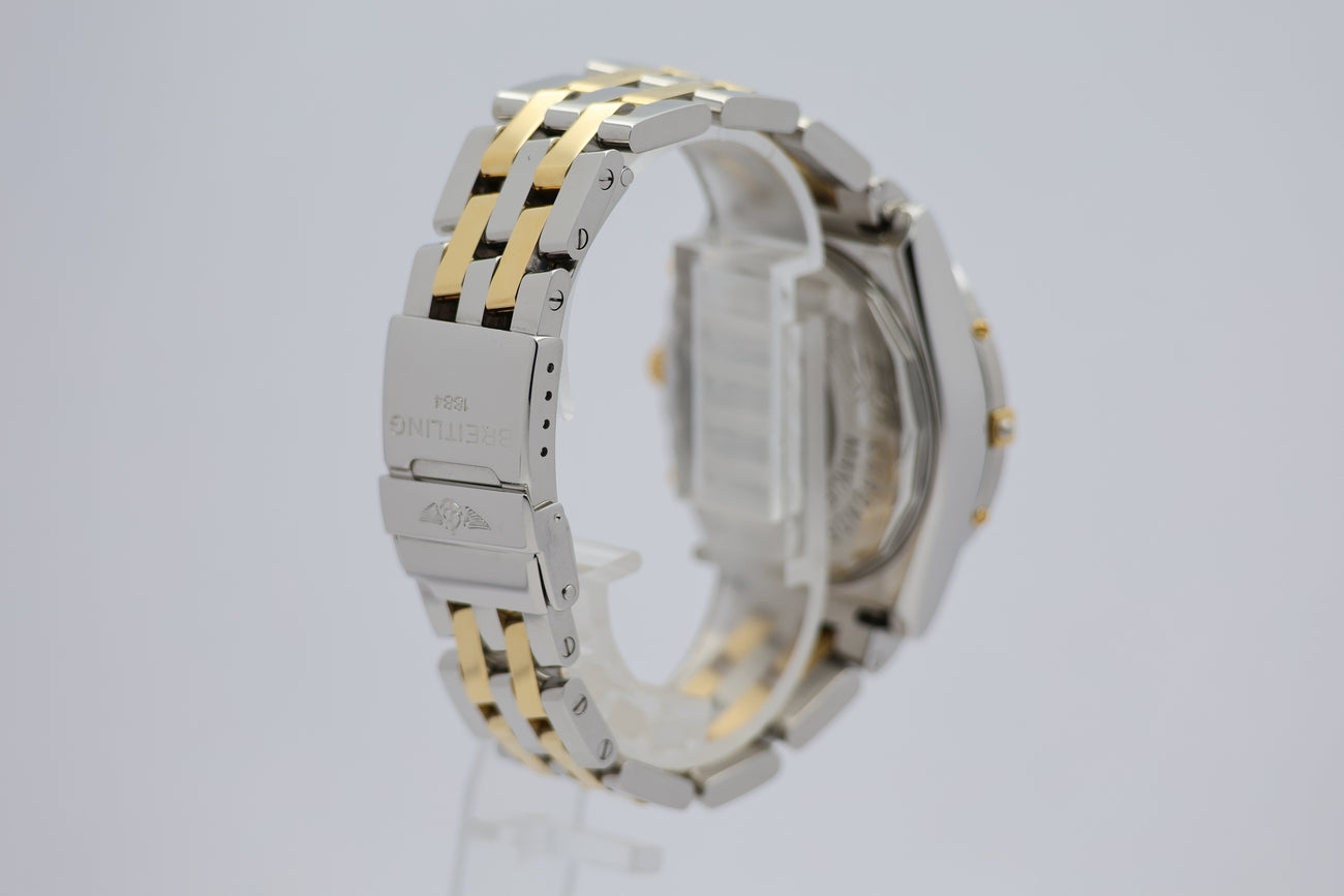 Breitling Chronomat Stahl/Gold Automatik Blau B13352