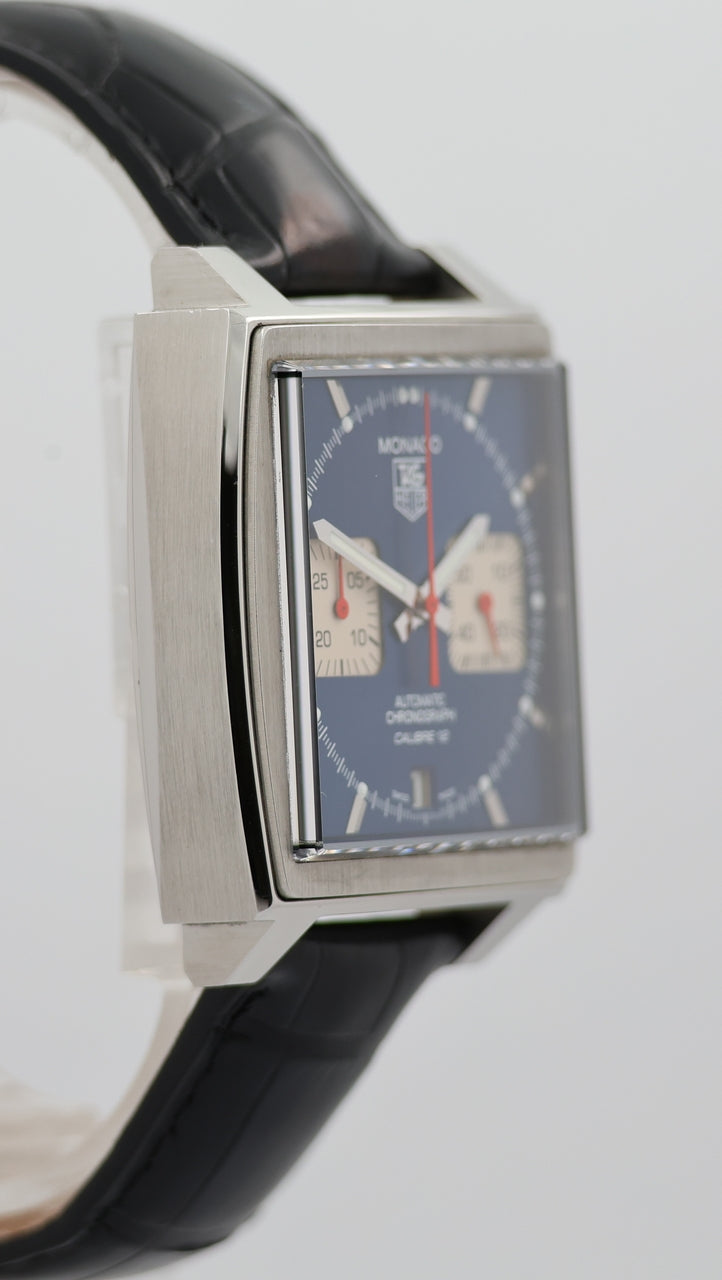 Tag Heuer Monaco Calibre 12 39mm Automatik CAW2111.FCG183 - Detailansicht 8