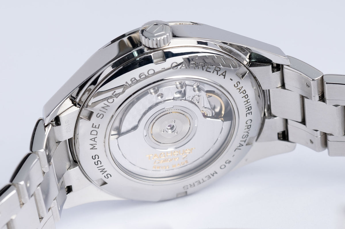 TAG Heuer Carrera Calibre 7 Twin Time GMT 39mm Automatik WV2115-0 - Detailansicht 9