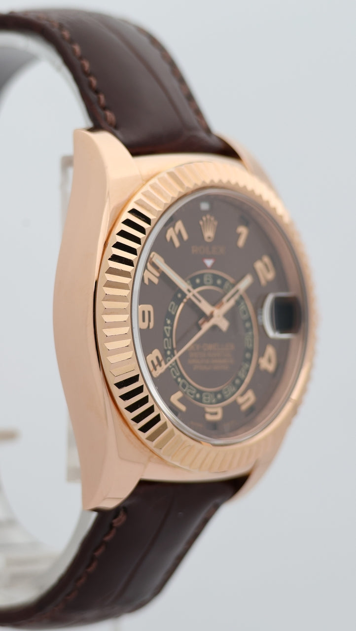 Rolex Sky-Dweller Rose Gold Chocolate Dial 42mm 326135 - Detailansicht 8