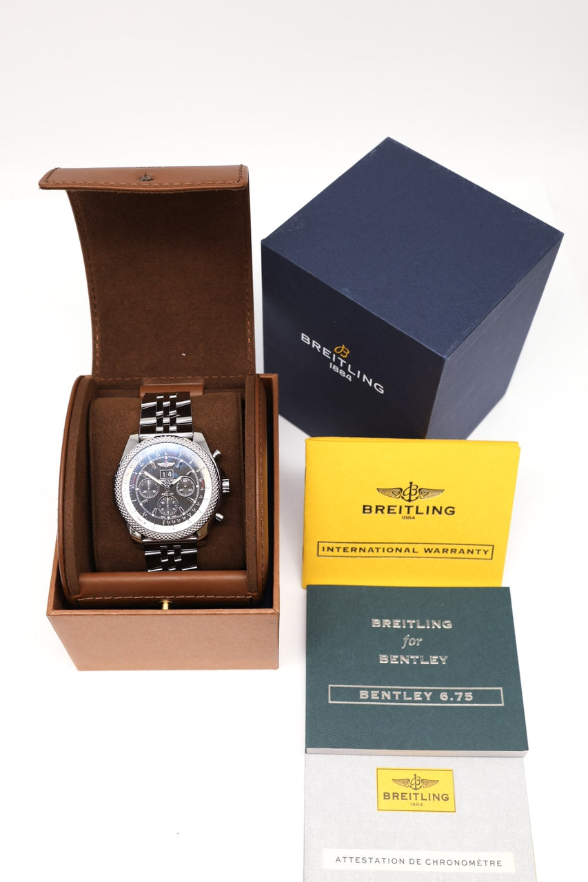 Breitling Bentley 6.75 Automatik 49mm Herrenuhr A44364 - Papiere und oder Lieferumfang