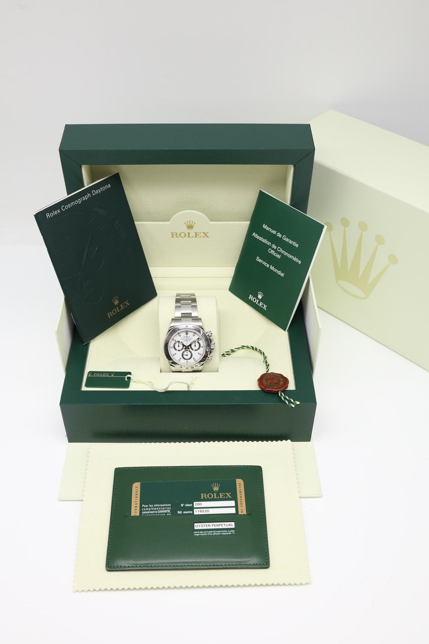 Rolex Oyster Perpetual Daytona 40mm Automatik 116520 - Papiere und oder Lieferumfang