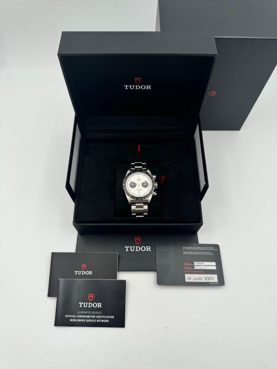 Tudor Black Bay Chrono Automatik Herrenuhr Stahl 41mm 79360N - Papiere und oder Lieferumfang
