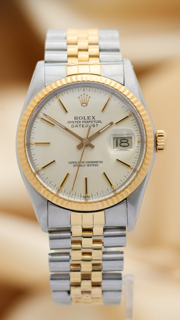 Rolex Datejust 36 Automatik Stahl/Gold 16013 - Main product image