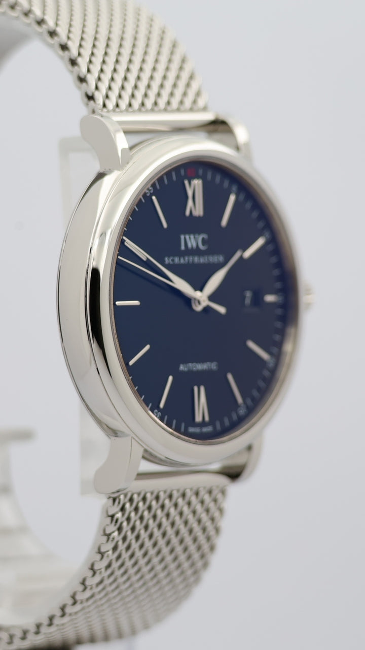 IWC Portofino Automatik Herrenuhr 40mm IW356506 - Detail view 8