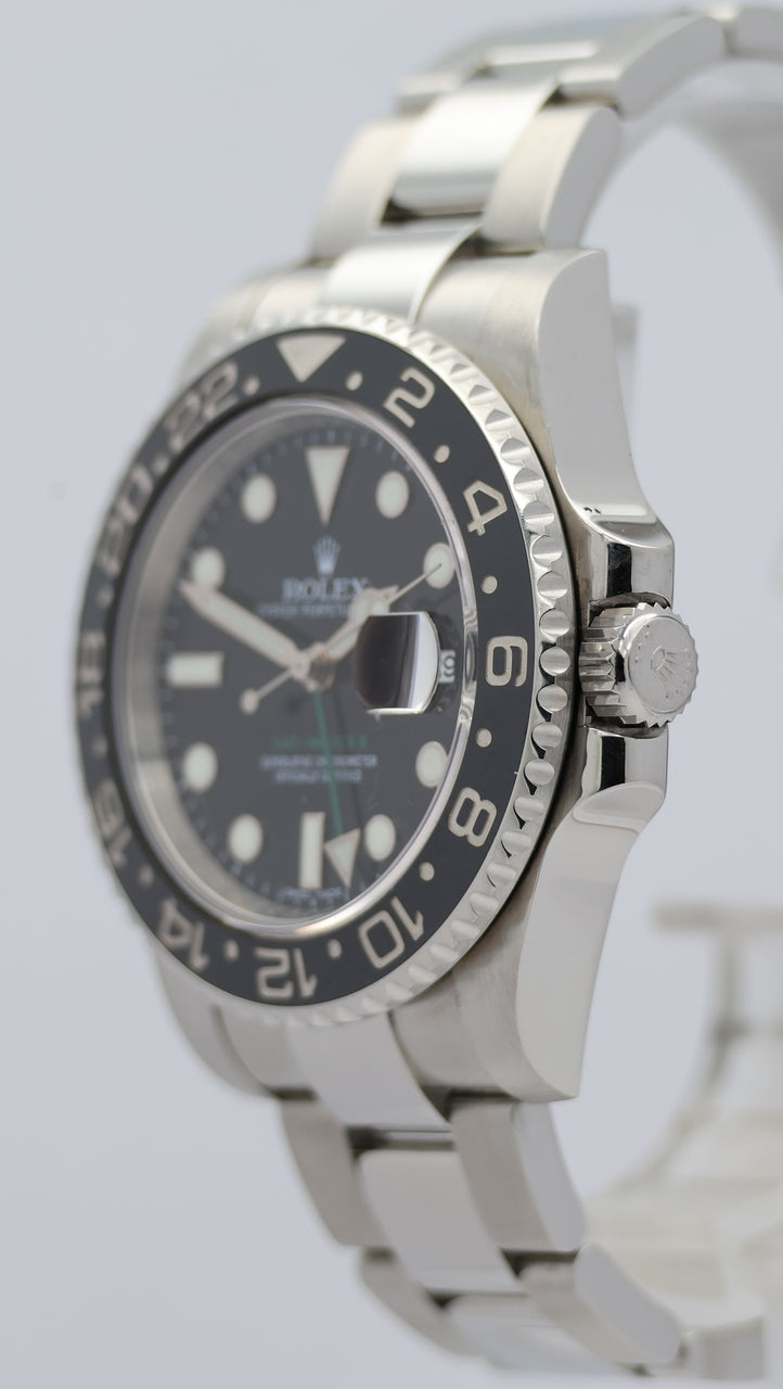 Rolex GMT-Master II 40mm Automatik Herrenuhr 116710LN Box + og. Papiere