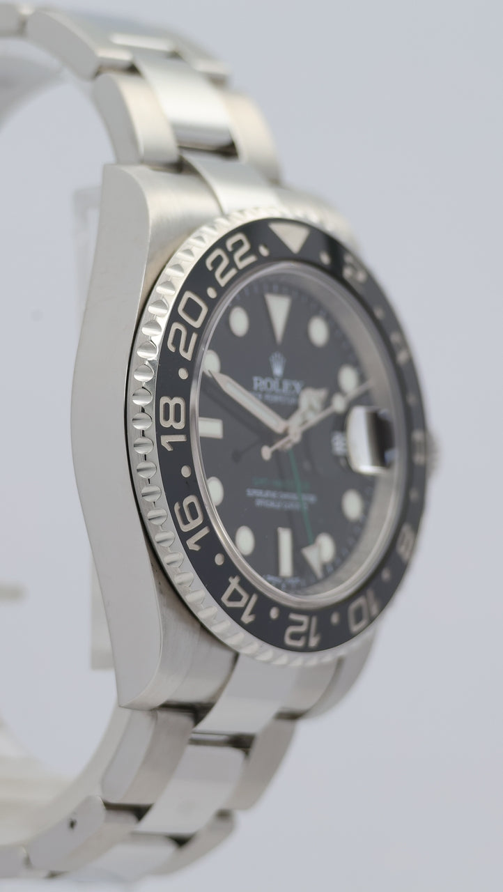 Rolex GMT-Master II 40mm Automatik Herrenuhr 116710LN Box + og. Papiere