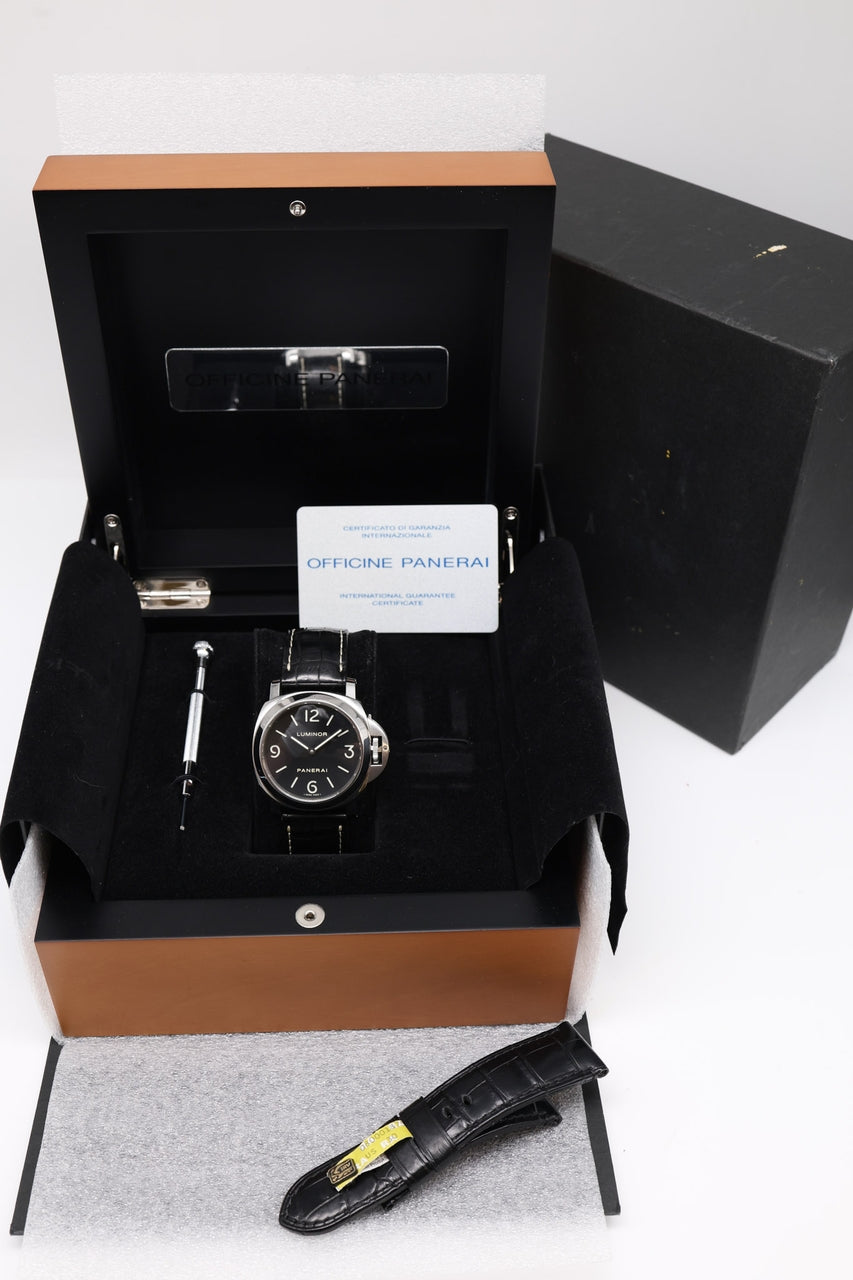 Panerai Luminor 44mm Handaufzug PAM00112 - Papiere und oder Lieferumfang