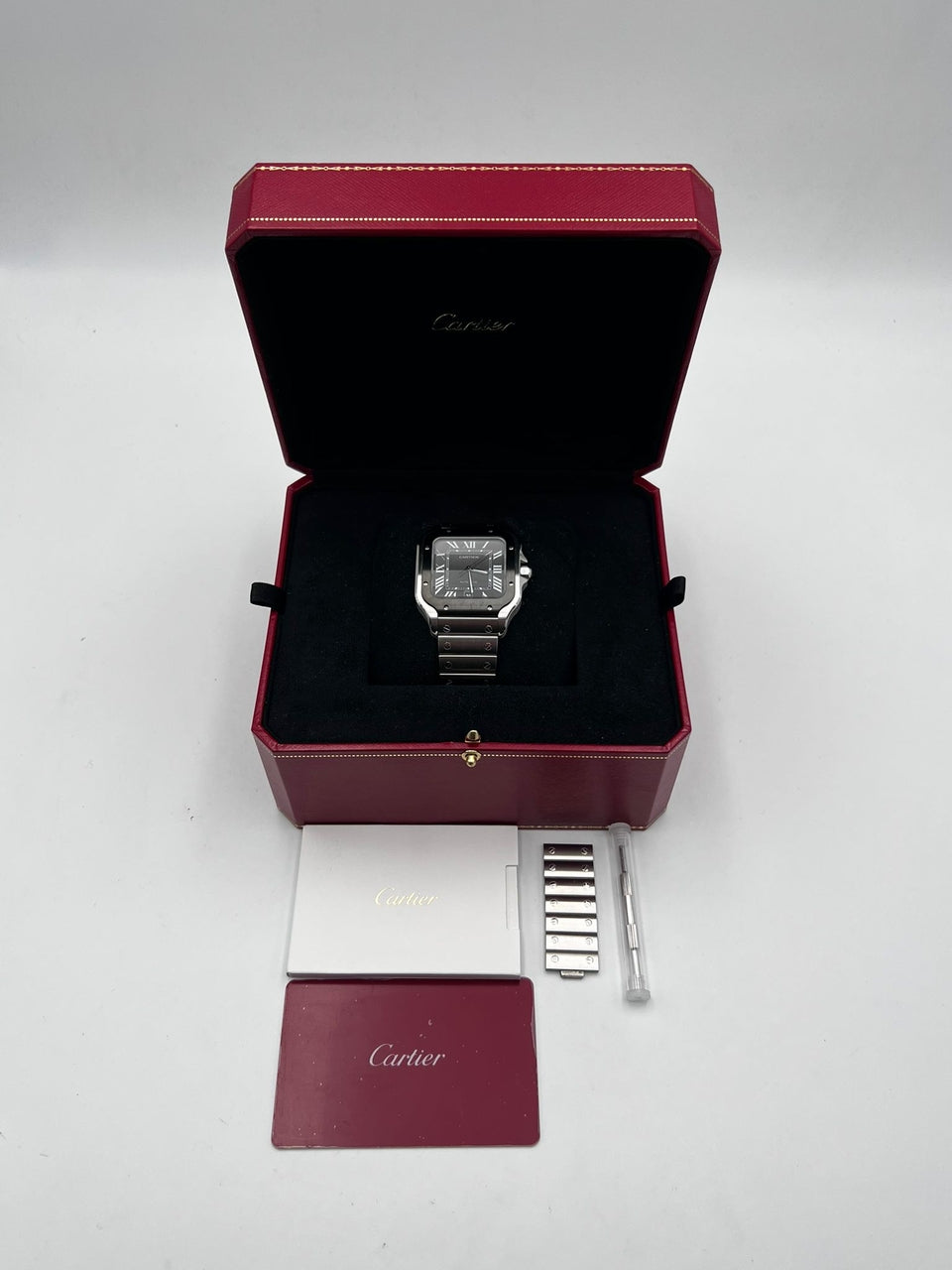 Cartier Santos Large 39,8mm Automatik WSSA0037 - Papers and documentation