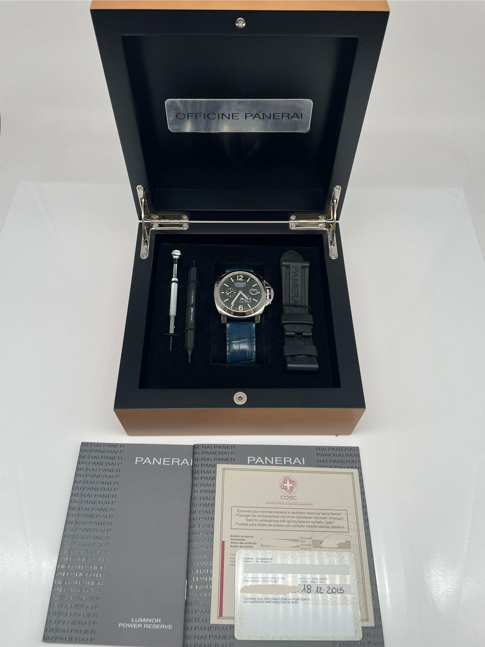 Panerai Luminor Power Reserve 44mm Automatik PAM00090 - Papiere und oder Lieferumfang