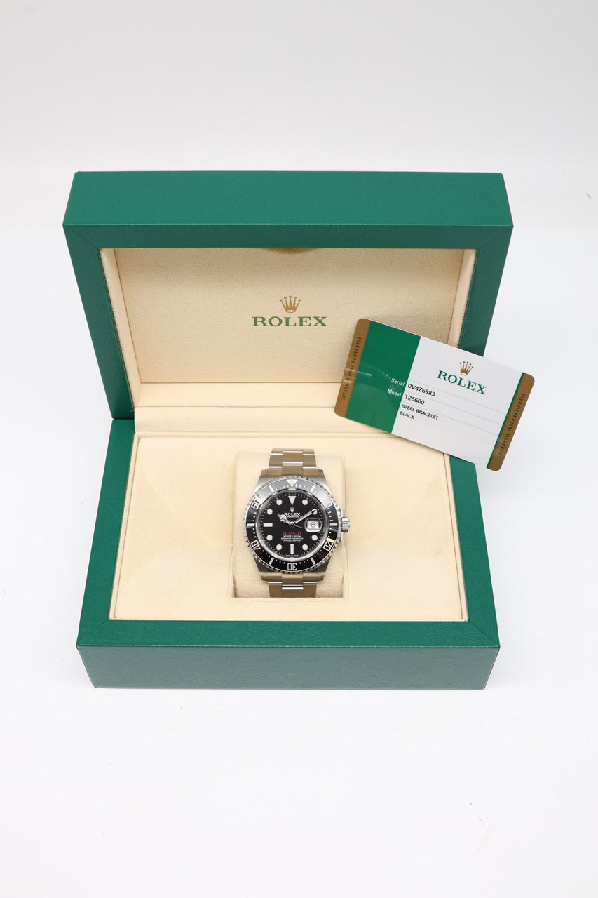 Rolex Sea-Dweller 43mm Automatik Herrenuhr 126600 - Papiere und oder Lieferumfang