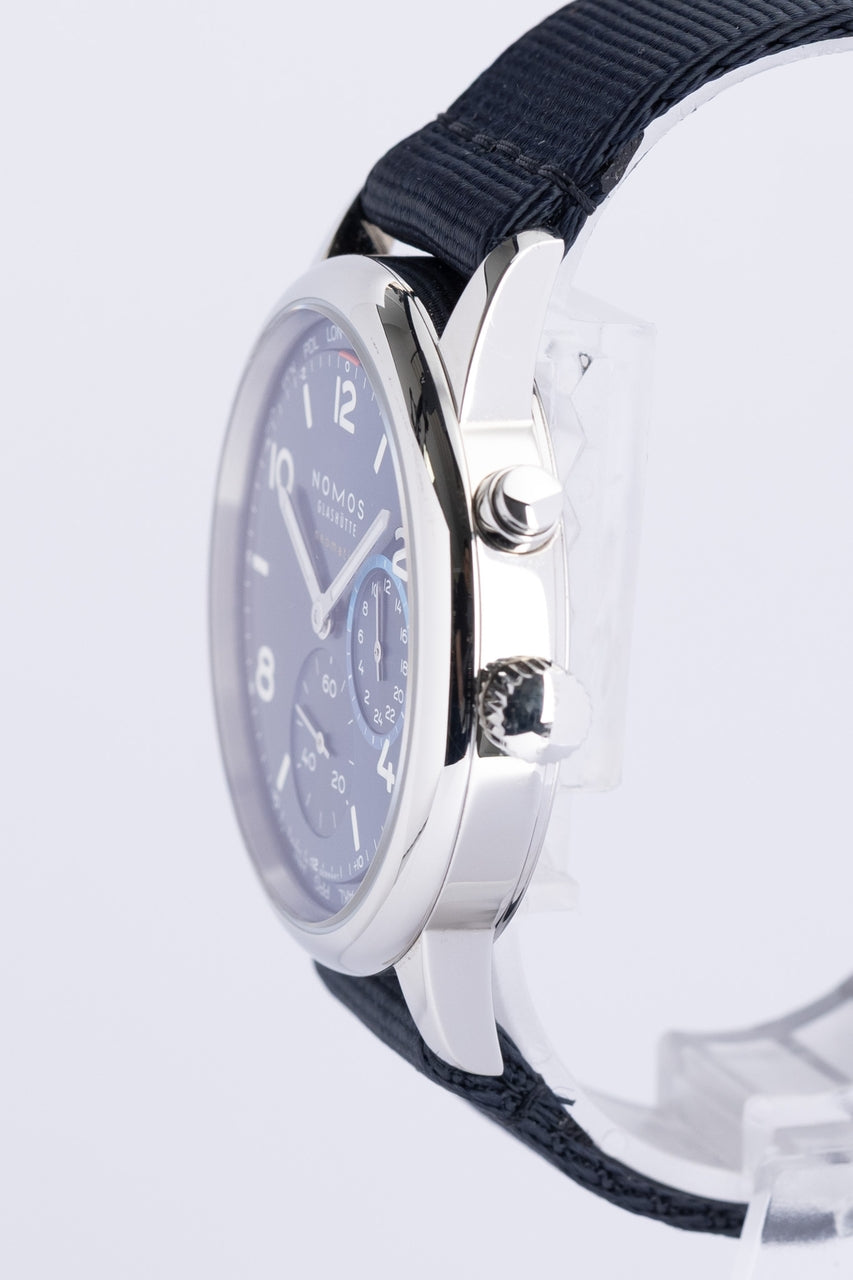 Nomos Club Neomatik Sport Weltzeit Worldtimer Blau 790 - Detailansicht 1