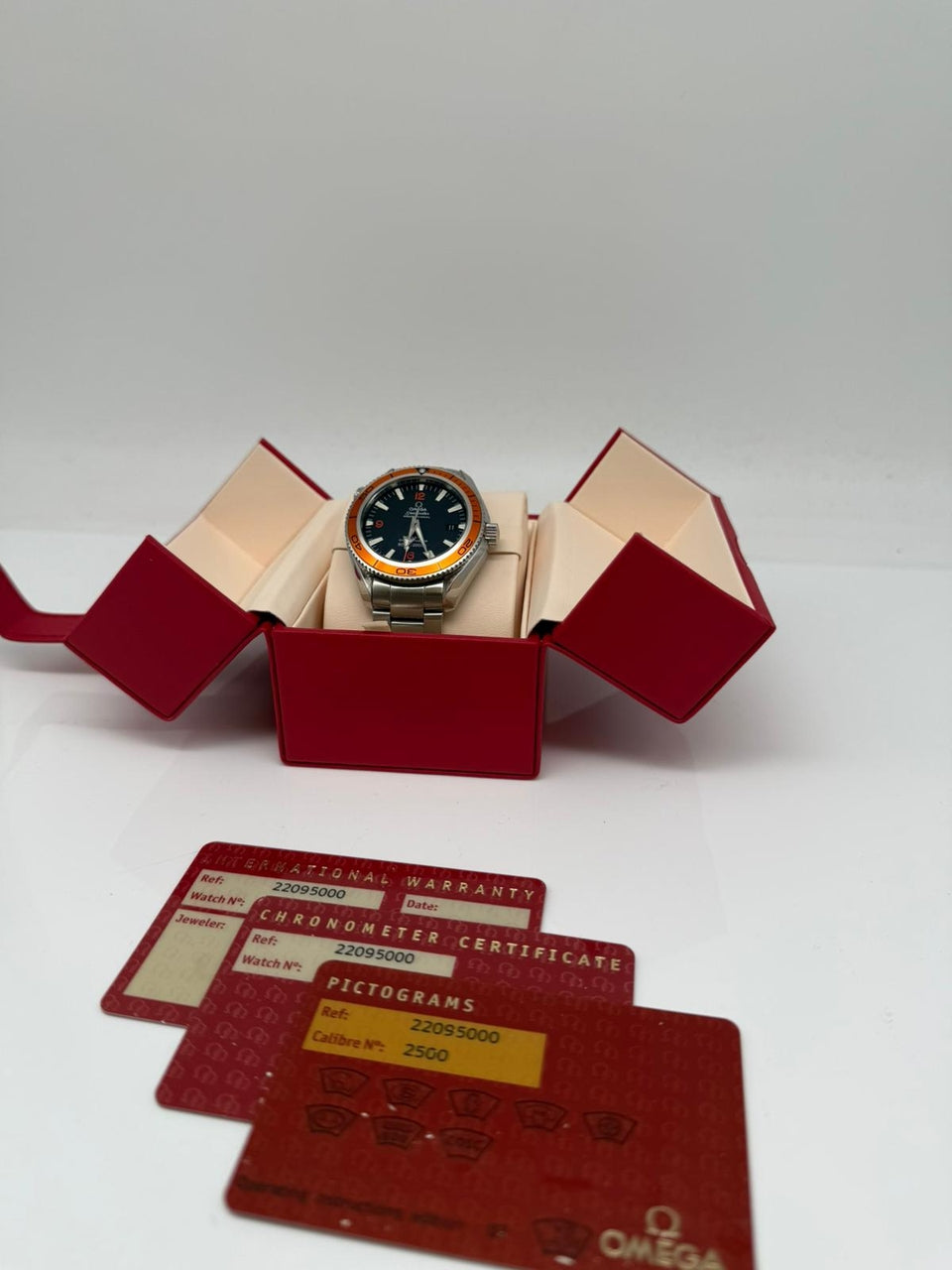 Omega Seamaster Planet Ocean 42mm Automatik 22095000 - Papers and documentation