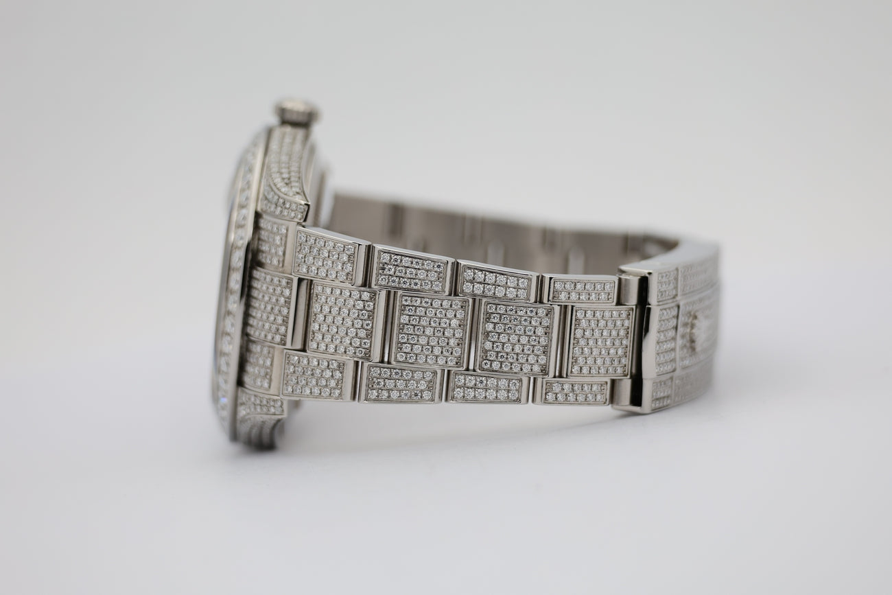 Rolex Datejust Iced Out Aftermarket 41mm Automatik 126300 - Detail view 3