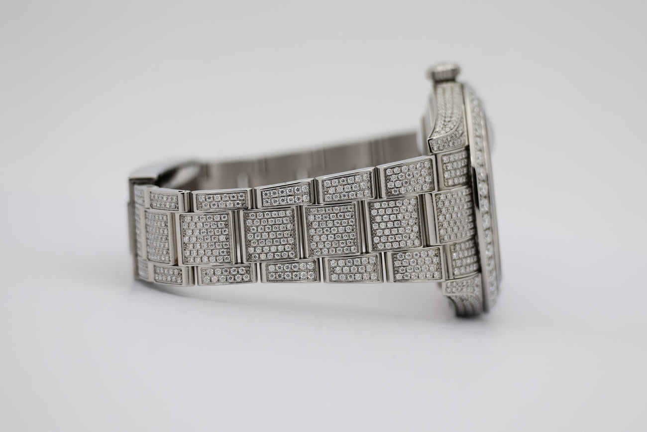 Rolex Datejust Iced Out Aftermarket 41mm Automatik 126300 - Detail view 4