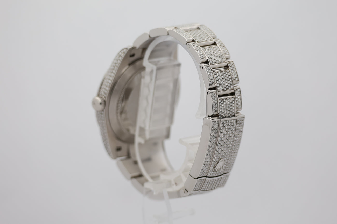 Rolex Datejust Iced Out Aftermarket 41mm Automatik 126300 - Detail view 2