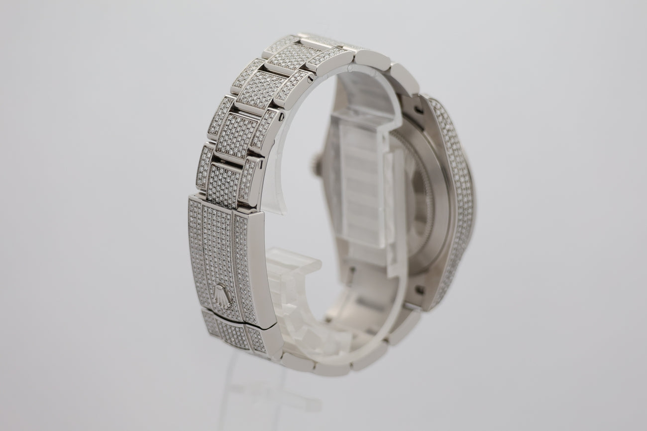 Rolex Datejust Iced Out Aftermarket 41mm Automatik 126300 - Detail view 1