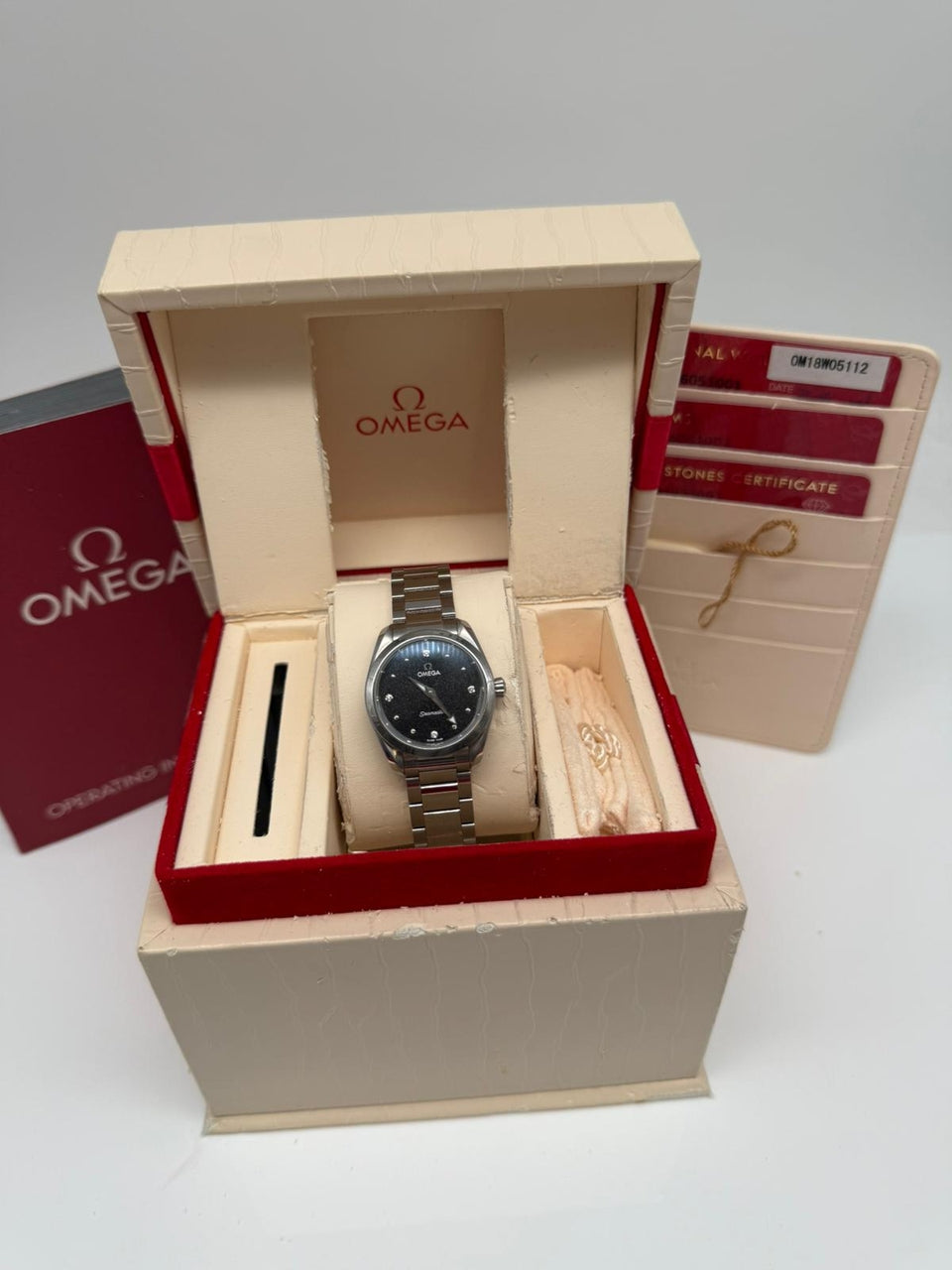 Omega Seamaster Aqua Terra Lady Quarz 22010286051001 - Papiere und oder Lieferumfang