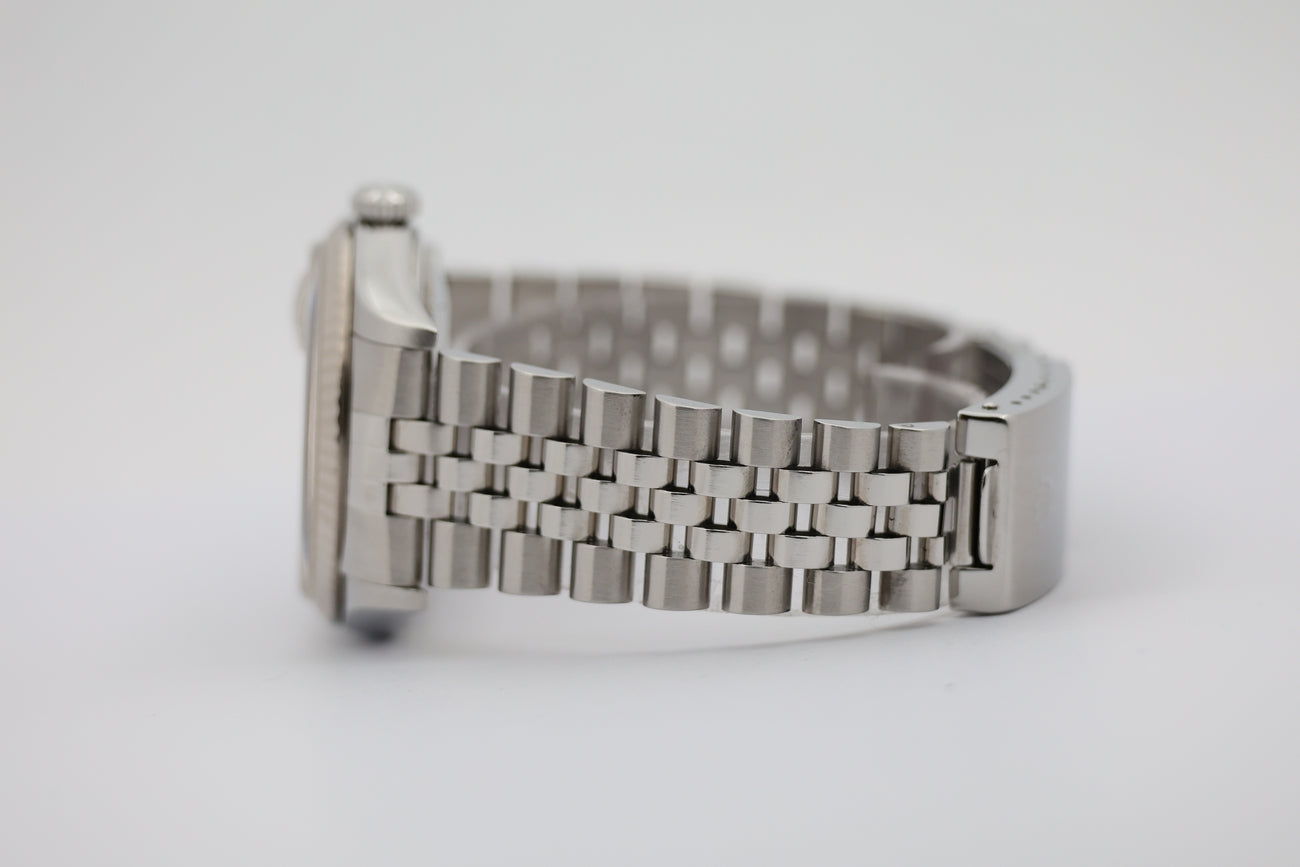 Rolex Datejust 36 Automatik Herrenuhr Silber 16234 - Detailansicht 3