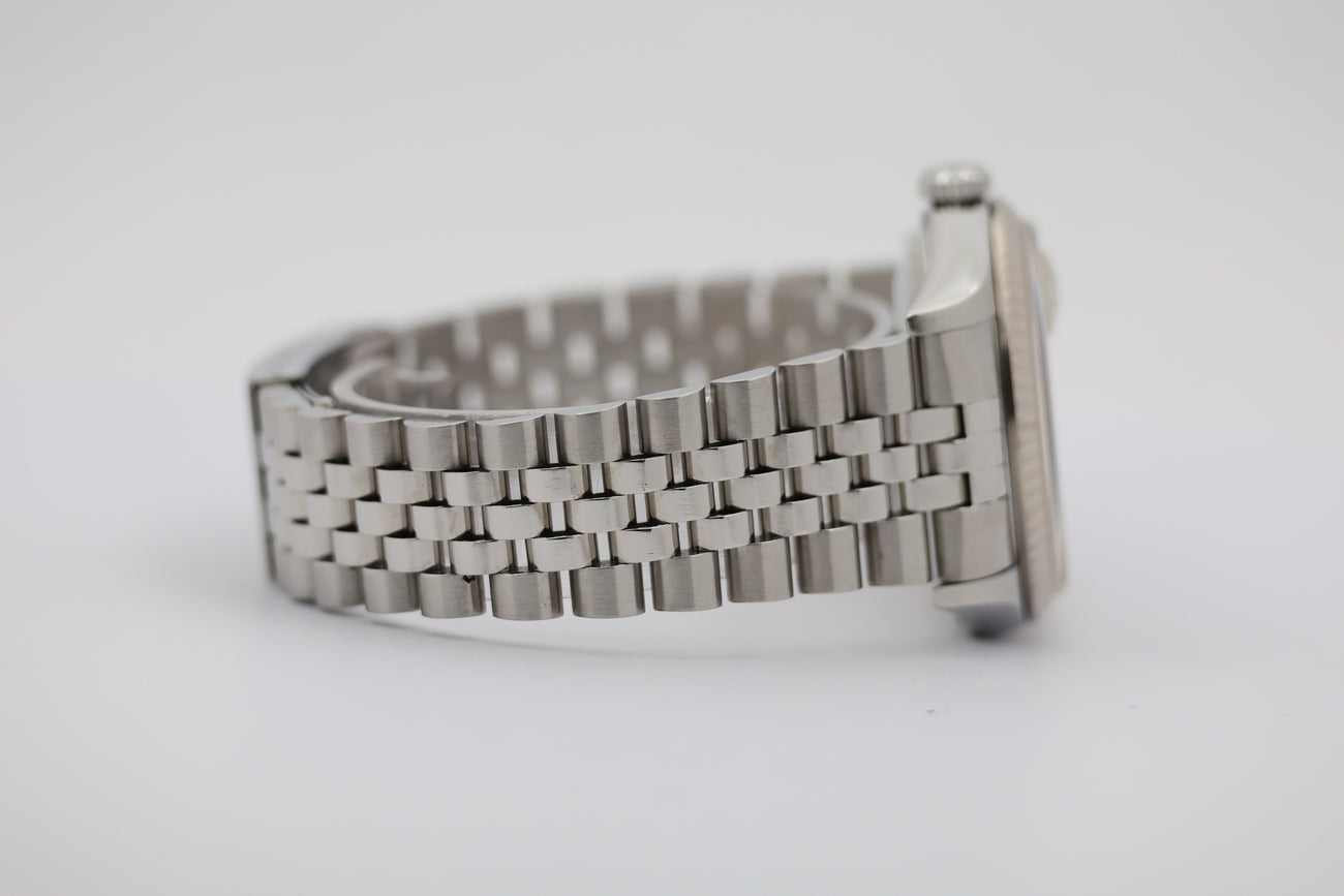 Rolex Datejust 36 Automatik Herrenuhr Silber 16234 - Detailansicht 4