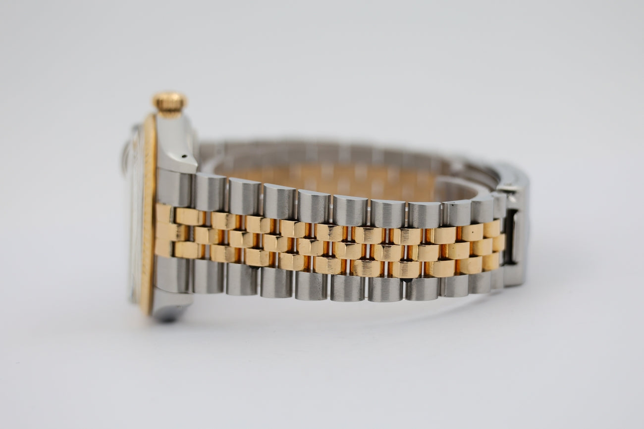 Rolex Datejust 36 Automatik Herrenuhr Stahl/Gold 16013 - Detail view 3