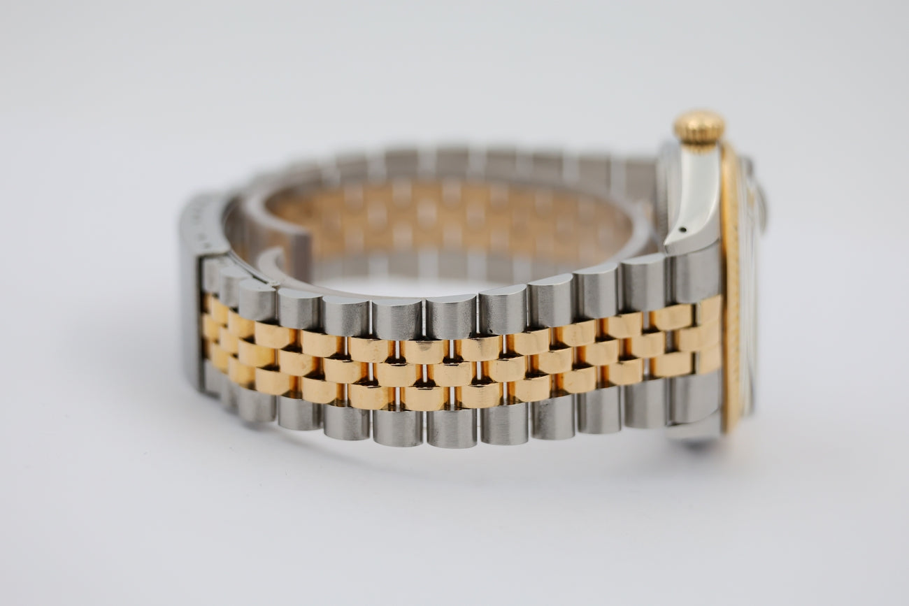 Rolex Datejust 36 Automatik Herrenuhr Stahl/Gold 16013 - Detail view 4