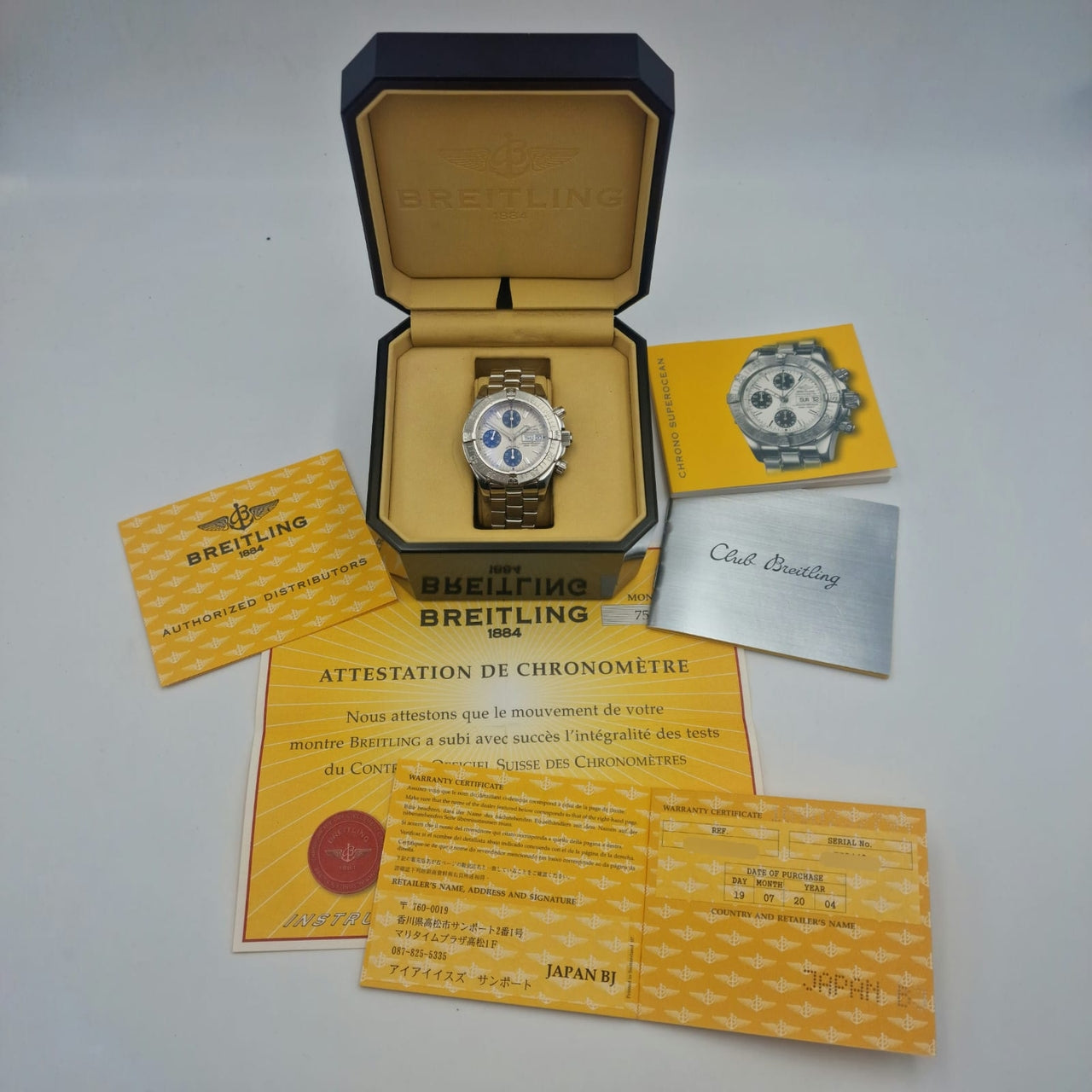 Breitling Superocean Chronograph II 42mm Automatik A13340 Box + og. Papiere