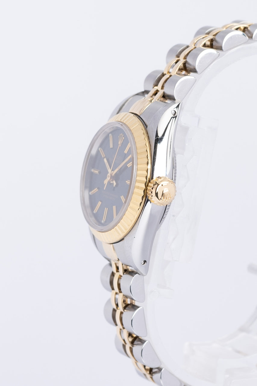 Rolex Datejust Lady Blau Stahl/Gold 67193 - Detailansicht 2