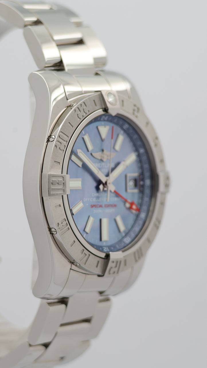 Breitling Avenger II GMT Perlmutt-Blatt 43mm Automatik A32390 - Detailansicht 8