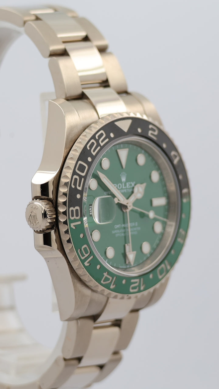 Rolex GMT-Master II 40mm „Sprite“ Weißgold Herrenuhr 126729VTNR - Detailansicht 9