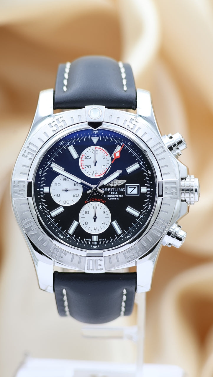 Breitling Super Avenger II Automatik 48mm A13371 Box + og. Papiere