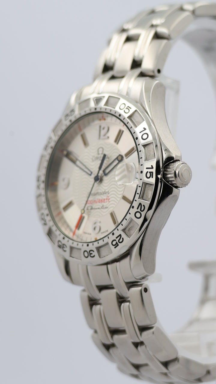 Omega Seamaster OmegaMatic Hybrid 36mm Quarz 25143000 - Detailansicht 7