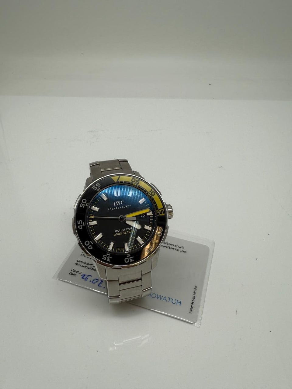 IWC Aquatimer Automatik 2000 44mm IW356801 - Papiere und oder Lieferumfang