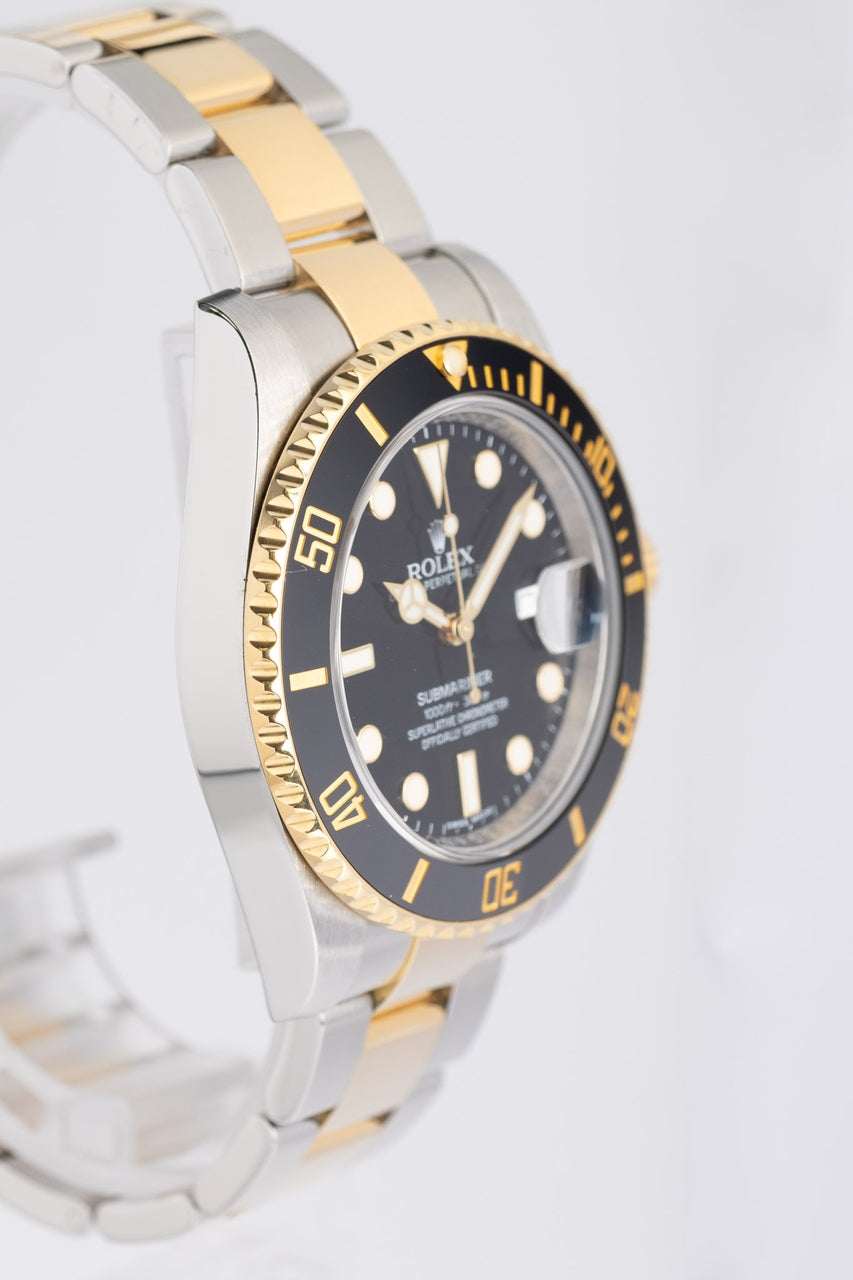 Rolex Submariner Date Gold/Stahl 40mm LC100 116613LN - Detailansicht 1