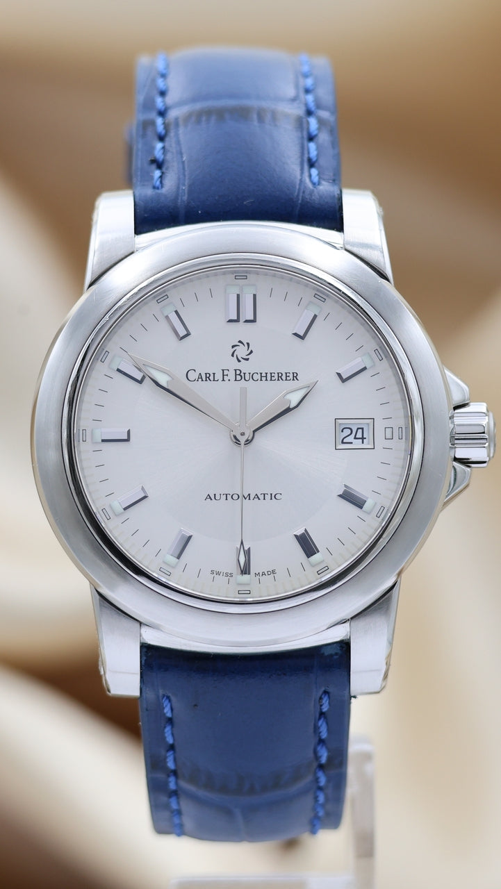 Carl F. Bucherer Patravi 37mm Automatik 10617.08A Box + og. Papiere