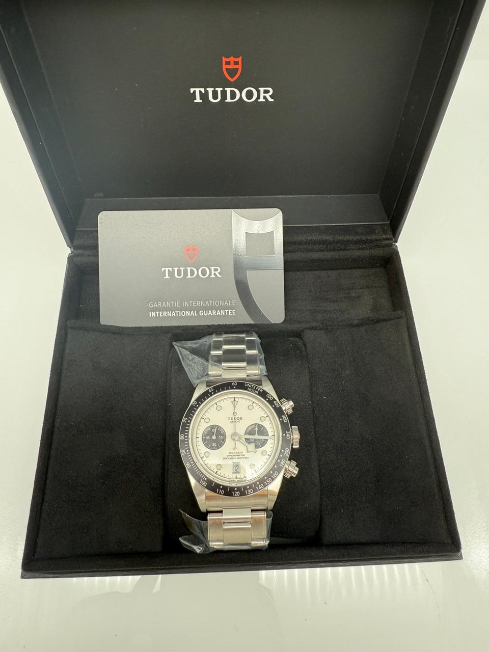 Tudor Black Bay Chrono Weiß NEU 79360N - Papiere und oder Lieferumfang