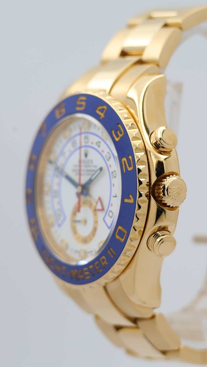 Rolex Yacht-Master II Automatik Herrenuhr Vollgoldold 44mm 116688 - Detailansicht 7