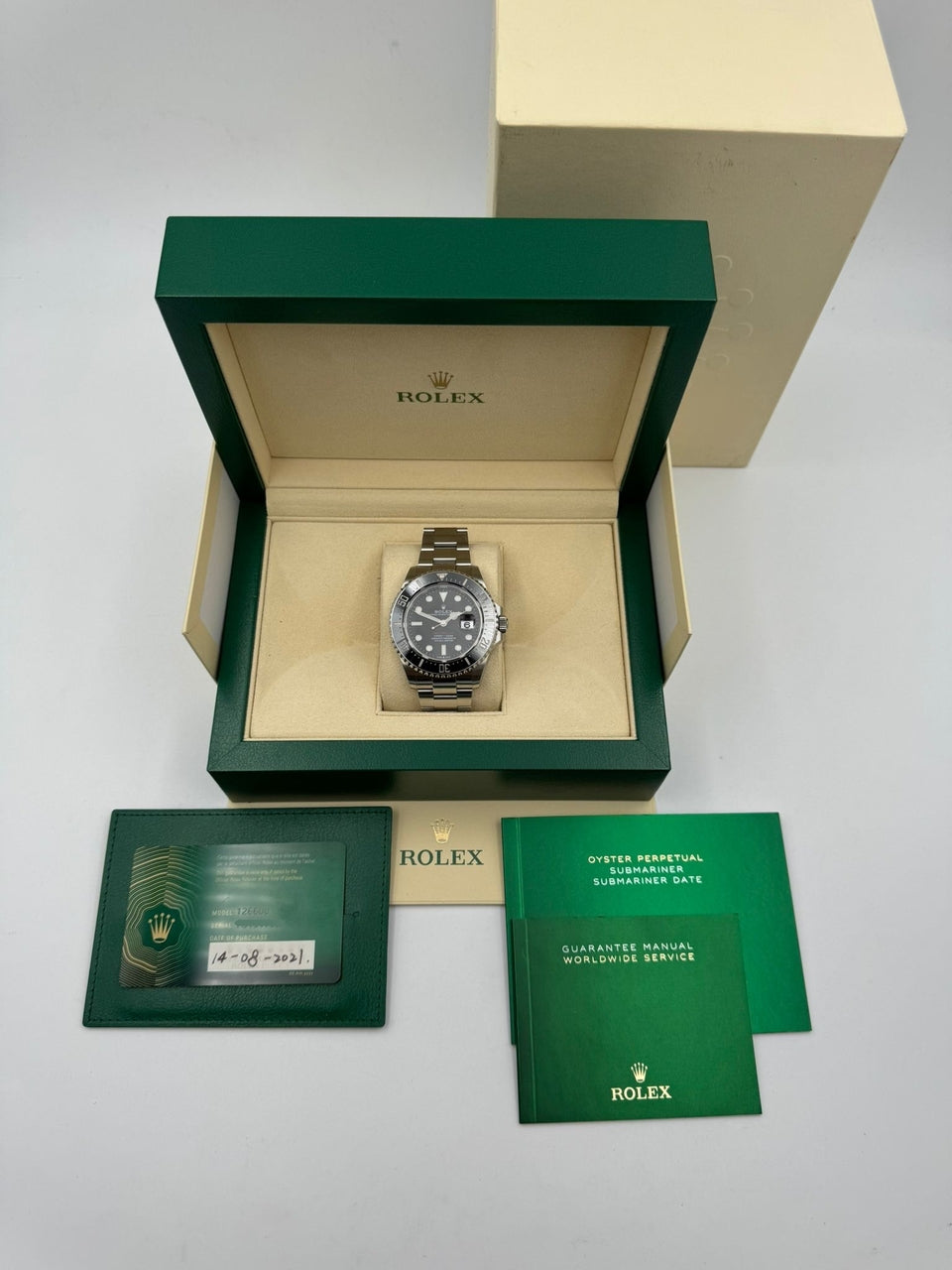 Rolex Sea-Dweller 43mm Automatik Herrenuhr 126600 - Papiere und oder Lieferumfang