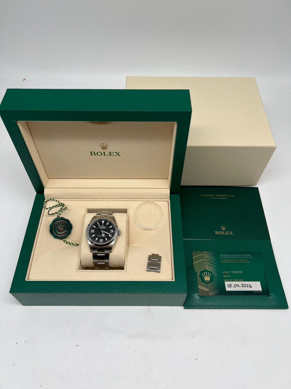 Rolex Explorer 36mm Automatik 124270 Box + og. Papiere