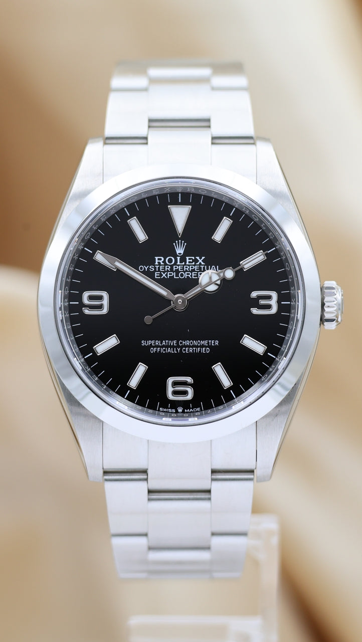 Rolex Explorer 36mm Automatik 124270 Box + og. Papiere