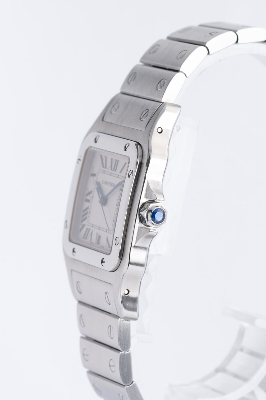 Cartier Santos Galbée Quarz Damenuhr 1564 - Detailansicht 2