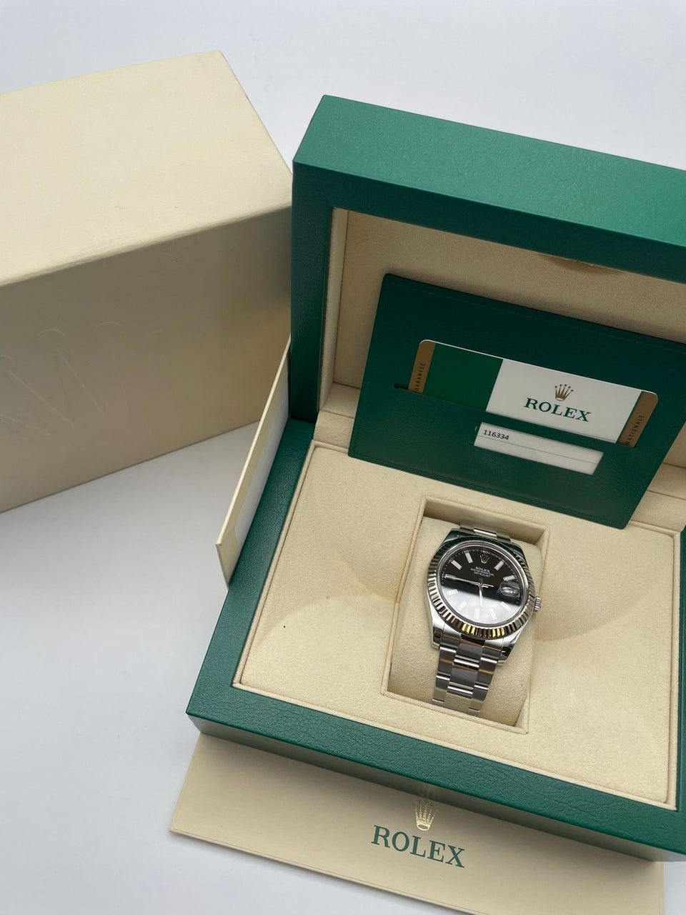 Rolex Rolex Datejust II 41mm Automatik 116334 - Papiere und oder Lieferumfang